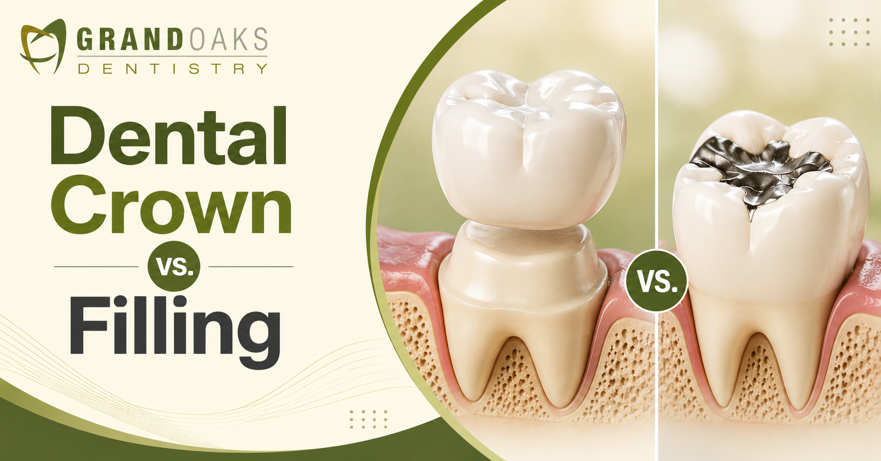 Dental Crown vs Filling