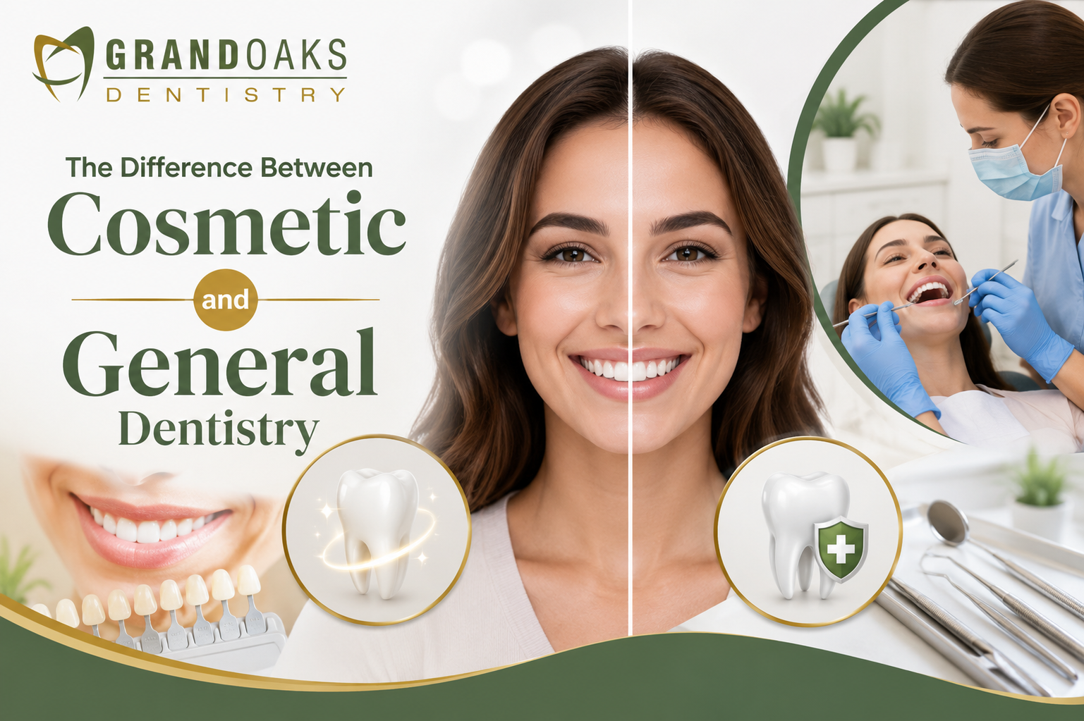 The Difference Between Cosmetic and General Dentistry